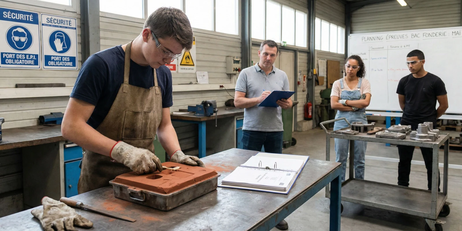 Épreuves du Bac Pro Fonderie : Coefficients, Grille d'Évaluation et Stratégies de Révision
