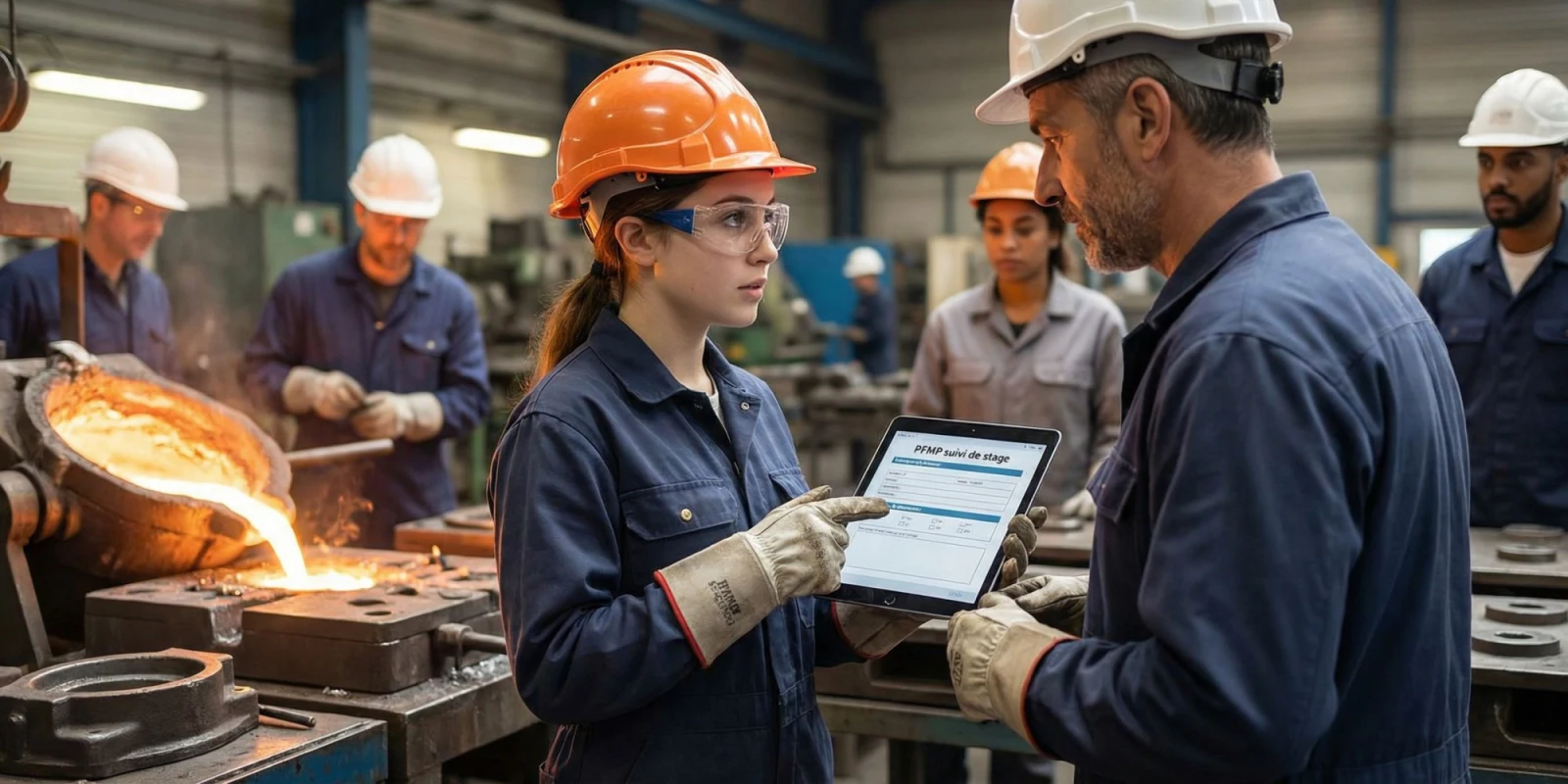 PFMP en Bac Pro Fonderie : Guide Complet pour Réussir dès la Première Semaine