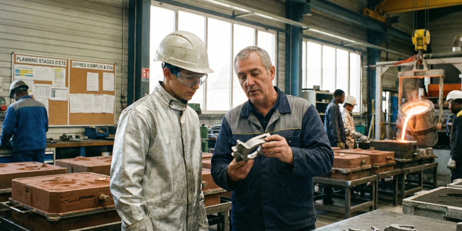 Stage d'Été en Bac Pro Fonderie : Décrocher un Job Industriel Payé