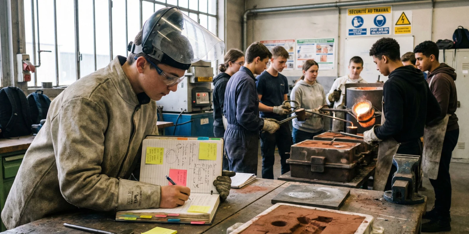Gérer la Fatigue en Bac Pro Fonderie : Équilibre Cours, Atelier et Bien-être