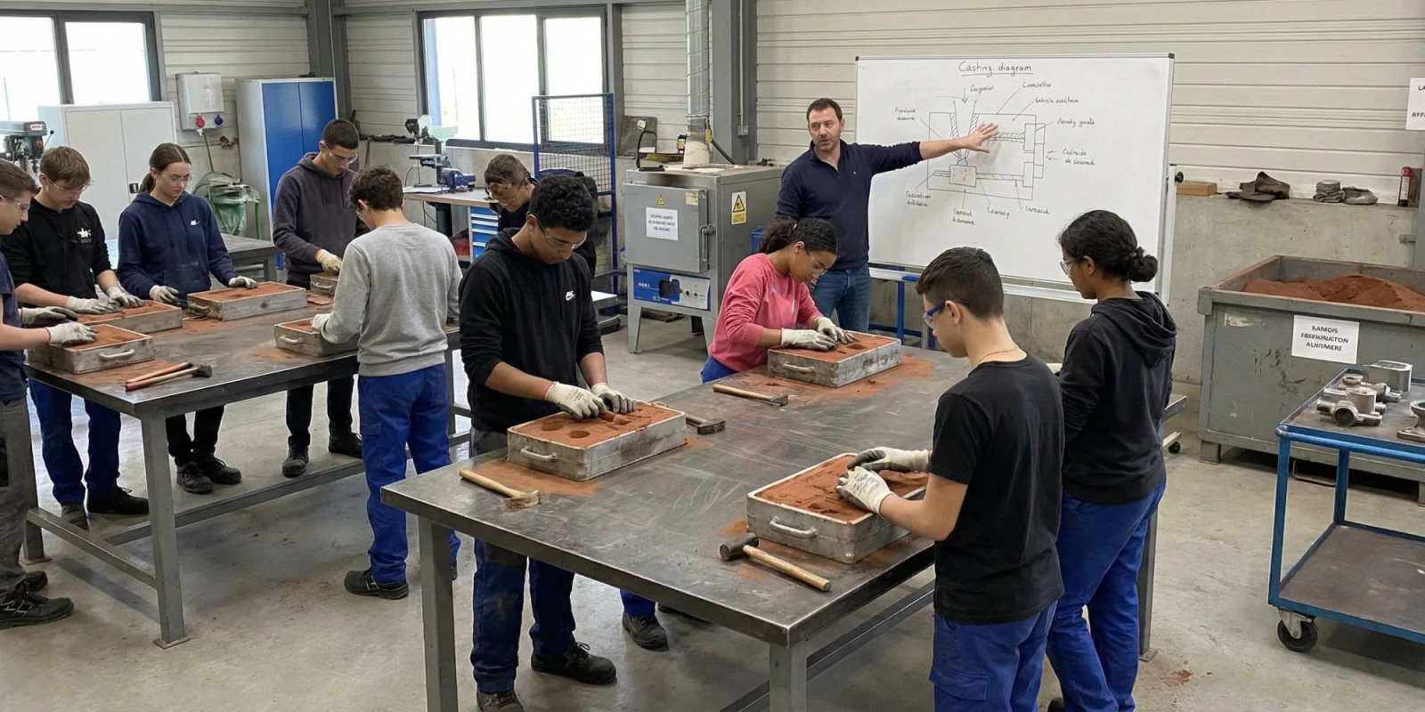 Vie lycéenne en atelier de Fonderie : À quoi t’attendre ?